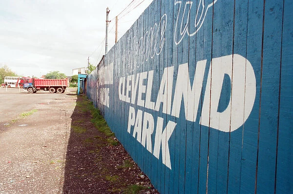 Cleveland Park, Middlesbrough, which is being demolished. 8th May 1997