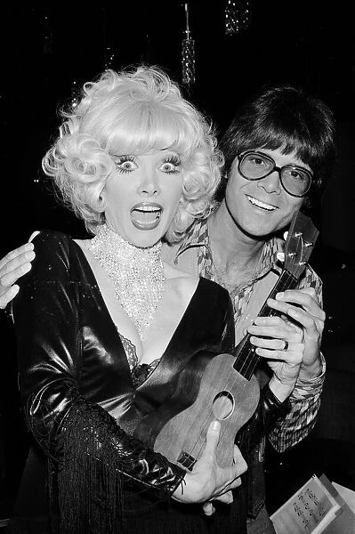 Cliff Richard with cabaret star Jacqueline Jones as Mariliyn Monroe