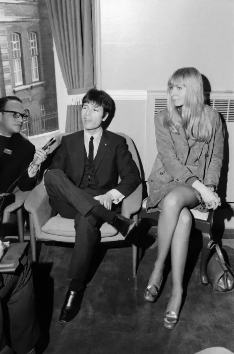 Framed Print : Cliff Richard gives a press conference during Eurovision Song Contest rehearsals