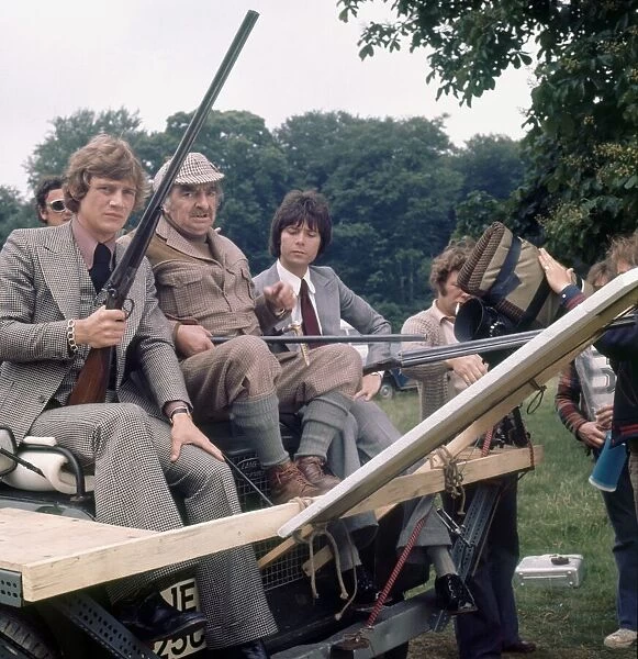 Cliff Richard, Hugh Griffiths and Anthony Andrews seen here filming a scene from the film