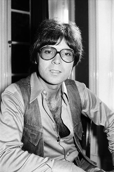 Cliff Richard at his managers office in London. 26th September 1975