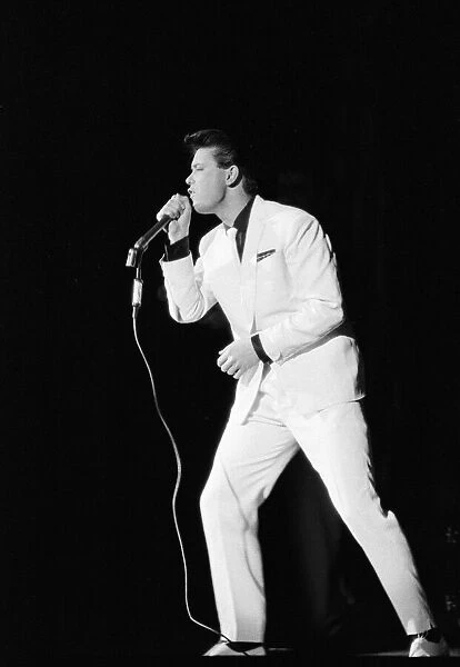Cliff Richard performing in concert in Rochester, New York, USA