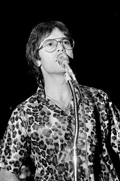 Cliff Richard performing on stage. 26th March 1981