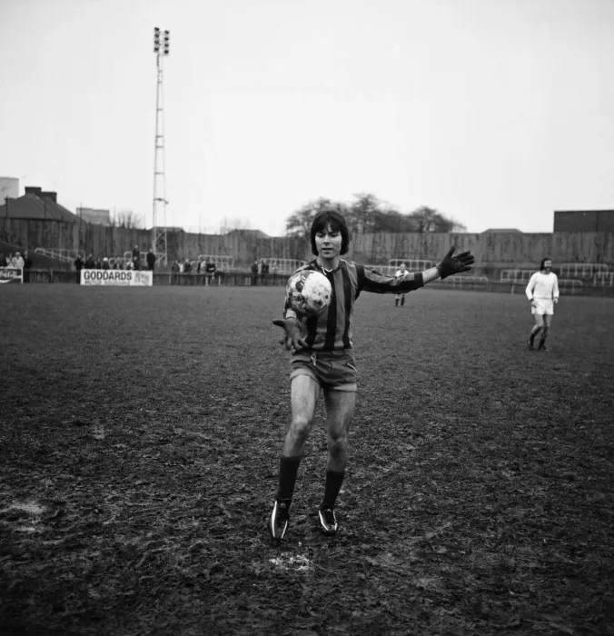 Framed Print : Cliff Richard playing football at a charity football match at Southall. 1st January 1973 Framed Print : Cliff Richard playing football at a charity football match at Southall. 1st January 1973