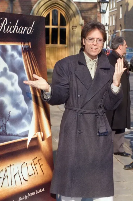 Framed Print : Cliff Richard promoting Heathcliff, a unique staged concert combining theatre