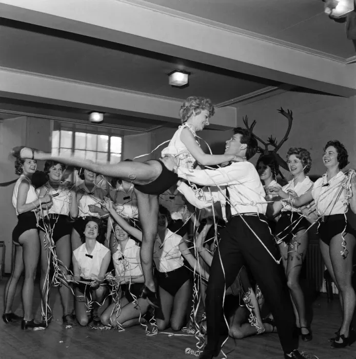 Framed Print : Cliff Richard rehearsing for the television show Saturday Spectacular'on ITV