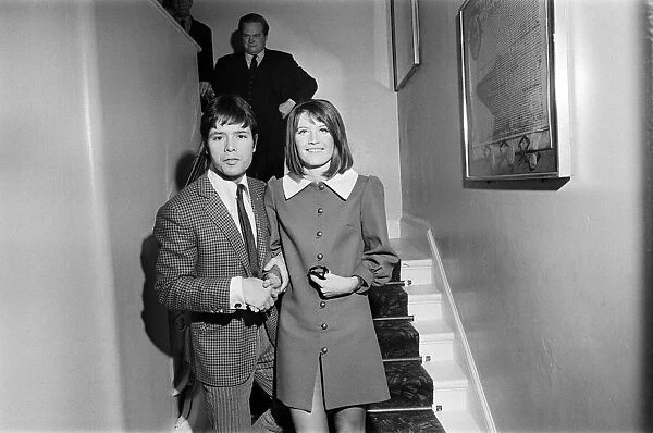 Cliff Richard with Sandie Shaw. 3rd January 1968