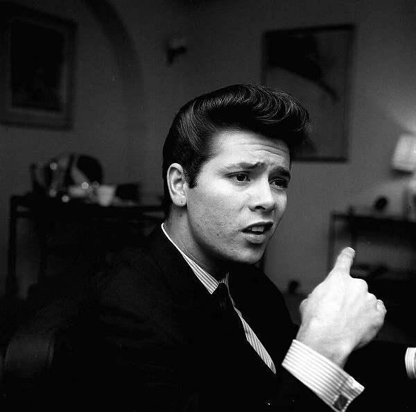 Cliff Richard the singer in January 1963