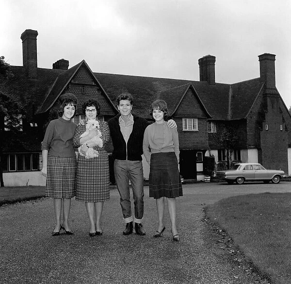 Cliff Richard at his Tudor Style mansion 1963 at upper nazeing Essex