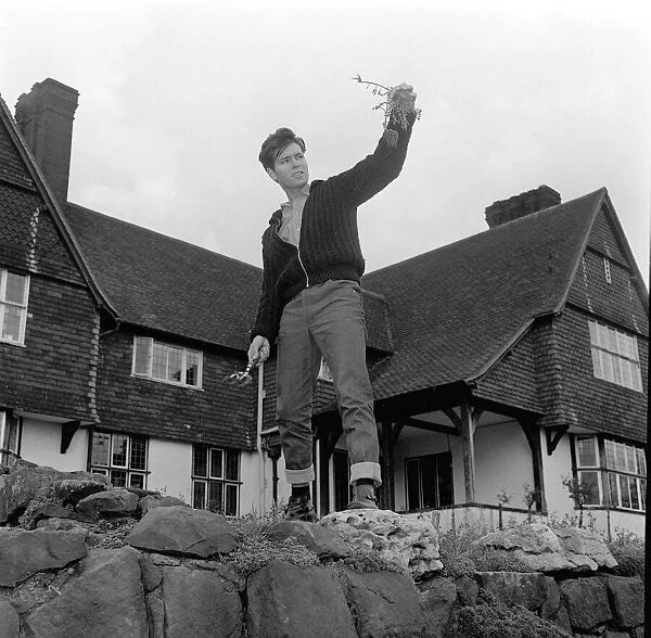 Cliff Richard at his Tudor Style mansion 1963 at upper nazeing Essex