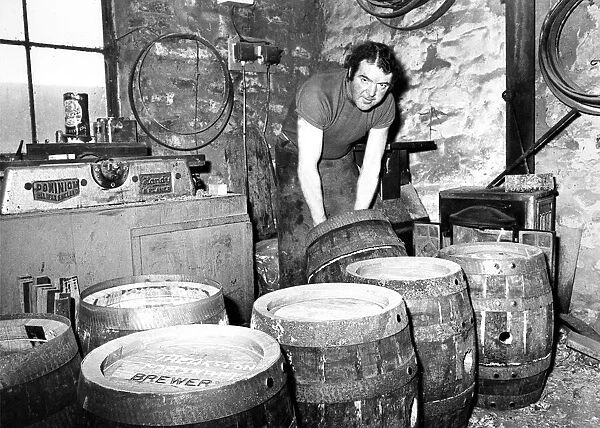 Clive Hollis who is the cooper at Theakstone Brewery at Masham