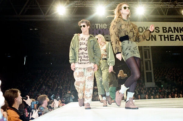 Clothes Show Live, NEC, Birmingham, 7th December 1991. Scenes from the Catwalk