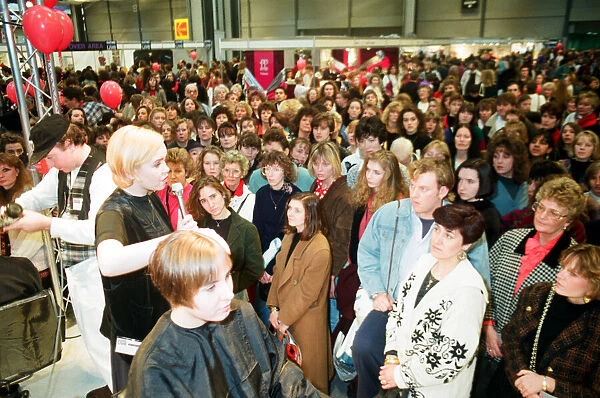 Clothes Show Live, NEC, Birmingham, 7th December 1991. Amanda Shuttleworth talks to