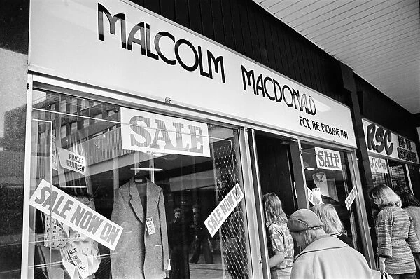 Clothes Shop owned by Malcolm MacDonald, Newcastle United Striker