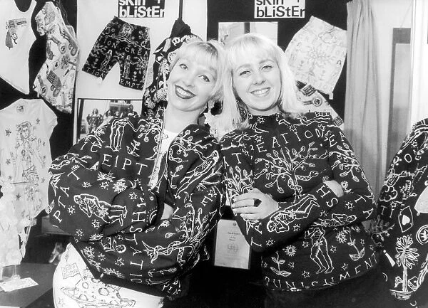 Clothes Show, sisters Julie (left) and Jane Collins on their Skin and Blister