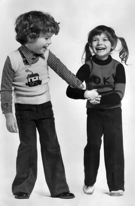 Framed Print : Clothing: Children: Latest casual fashions for children modelled by Steven and Tamara Framed Print : Clothing: Children: Latest casual fashions for children modelled by Steven and Tamara