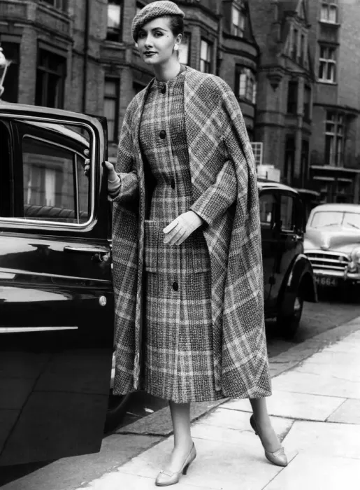 Framed Print : Clothing: Coats: Charles Creed Fashions: Dear Watson Framed Print : Clothing: Coats: Charles Creed Fashions: Dear Watson