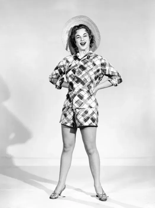 Framed Print : Clothing: Fashion: Beachwear. 1955 B244 Framed Print : Clothing: Fashion: Beachwear. 1955 B244