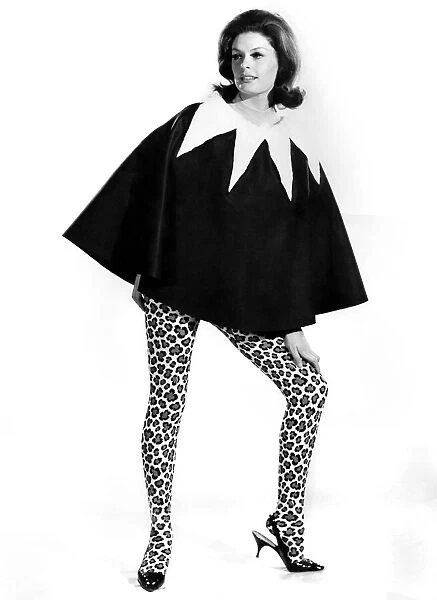 Clothing Fashion: Gloria James wearing a cape that can double up as a skirt