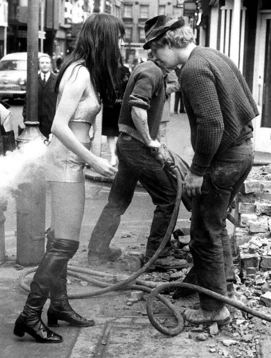 Framed Print : Clothing Fashion Leather Boots & Hotpants February 1971 Traudi Hailand Framed Print : Clothing Fashion Leather Boots & Hotpants February 1971 Traudi Hailand