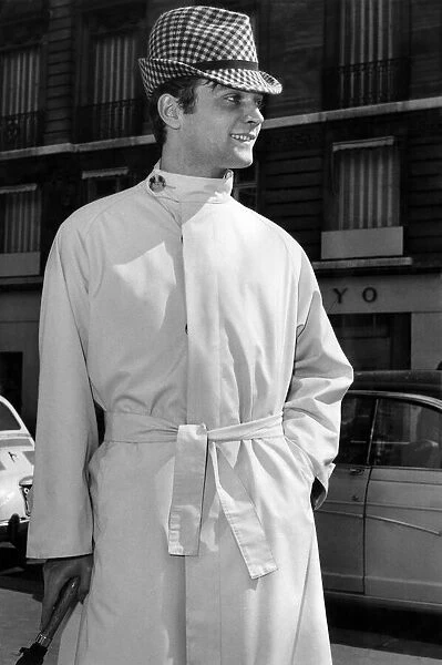 Clothing: Fashion: Menswear: Coats. April 1963 P021620