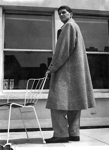 Clothing: Fashion: Menswear: Coats. June 1953