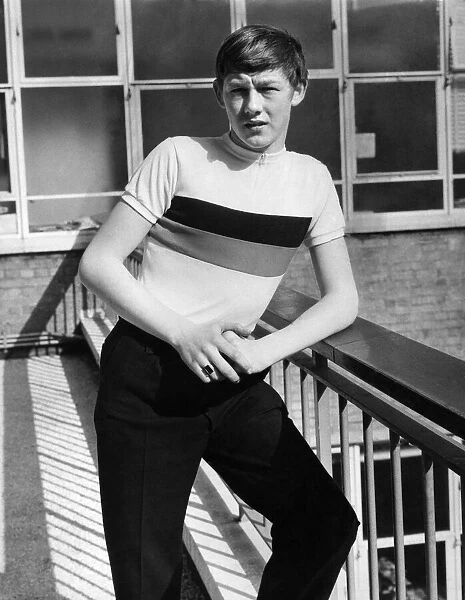 Clothing: Fashion: Menswear: Shirts: Model Patrick Lakey. May 1964 P021613