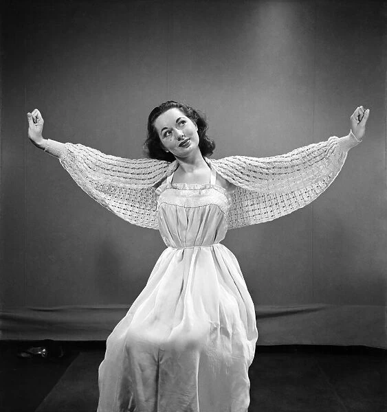 Clothing, Fashion Nightdress. February 1952 C6278-001