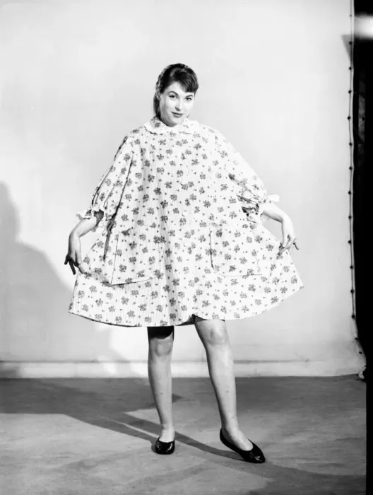 Framed Print : Clothing: Fashion: Nightwear. 1957 B492