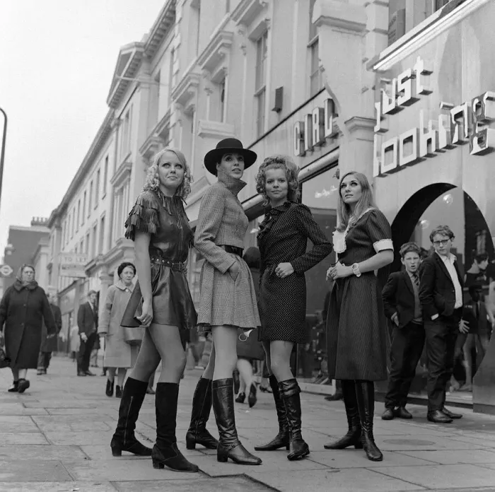 Framed Print : Clothing Fashion November 1967 Opening of a new boutique Just Looking Framed Print : Clothing Fashion November 1967 Opening of a new boutique Just Looking