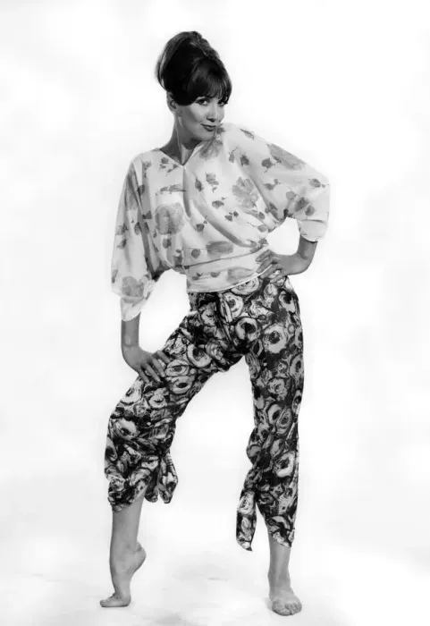 Framed Print : Clothing Fashions 1966: Anne Powell. Voluminous top Framed Print : Clothing Fashions 1966: Anne Powell. Voluminous top