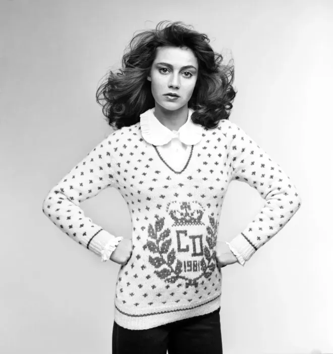 Framed Print : Clothing: Fashions: Royal Look Pattern: Models wearing patterned tops