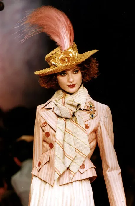 Framed Print : Clothing France Paris fashion 94 Designer Christian Lacroix January 1994