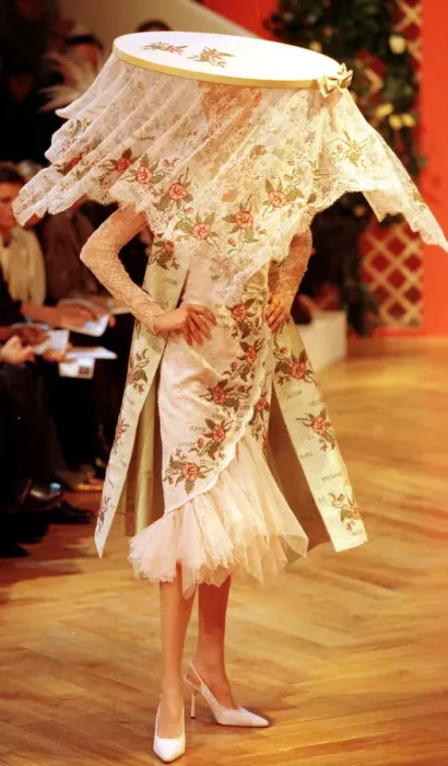 Framed Print : Clothing France Paris Fashion Week 1999 Model wearing Givenchy clothes walking Framed Print : Clothing France Paris Fashion Week 1999 Model wearing Givenchy clothes walking