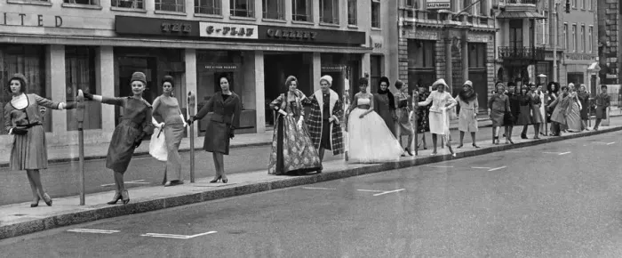 Framed Print : Clothing: Mannequins: Twenty four of Britains models have spent nearly one thousand Framed Print : Clothing: Mannequins: Twenty four of Britains models have spent nearly one thousand