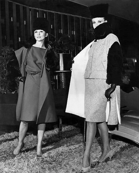 Clothing Misc. 1963: Alaskan seal fur hat, collar and suit sleeves