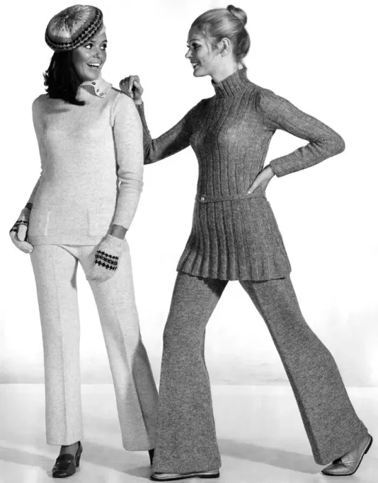 Framed Print : Clothing. Pauline Cunning and Penny Dennis. November 1969 P008461 Framed Print : Clothing. Pauline Cunning and Penny Dennis. November 1969 P008461