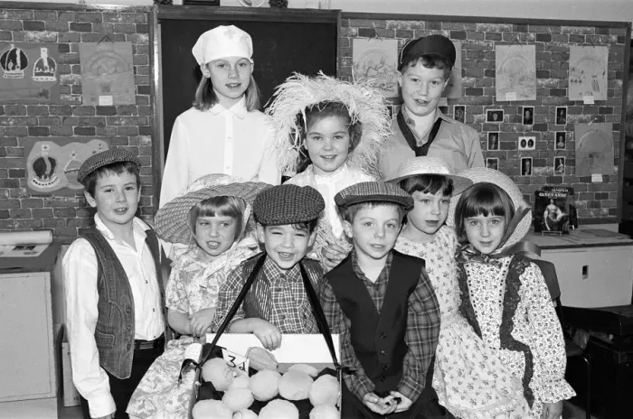 Framed Print : Clough Head J&I School stages an old time music hall event in Slaithwaite Civic Hall Framed Print : Clough Head J&I School stages an old time music hall event in Slaithwaite Civic Hall