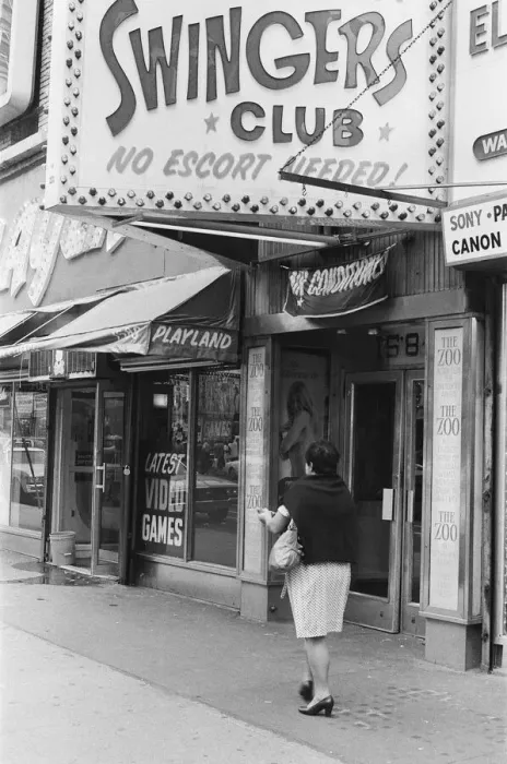 Framed Print : Clubs and movie houses in New York. September 1983 Framed Print : Clubs and movie houses in New York. September 1983