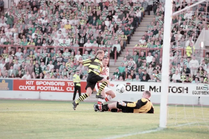 Framed Print : Clyde 1-3 Celtic, Scottish League Cup Second Round match at Broadwood Stadium Framed Print : Clyde 1-3 Celtic, Scottish League Cup Second Round match at Broadwood Stadium