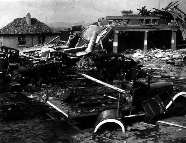 Clydebank Blitz March 1941 Bankhead Primary School flattened