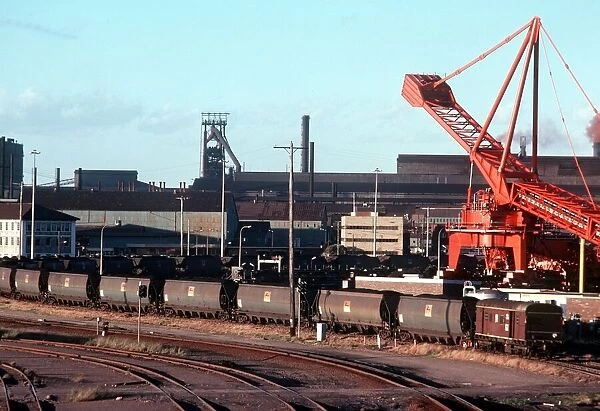 Coal storage and handling facility in Newcastle New South Wales Australia