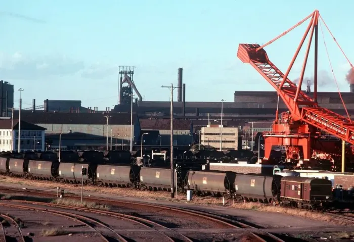 Framed Print : Coal storage and handling facility in Newcastle New South Wales Australia