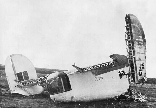 A Coastal command Liberator was damaged by blast after attacking a German U-boat