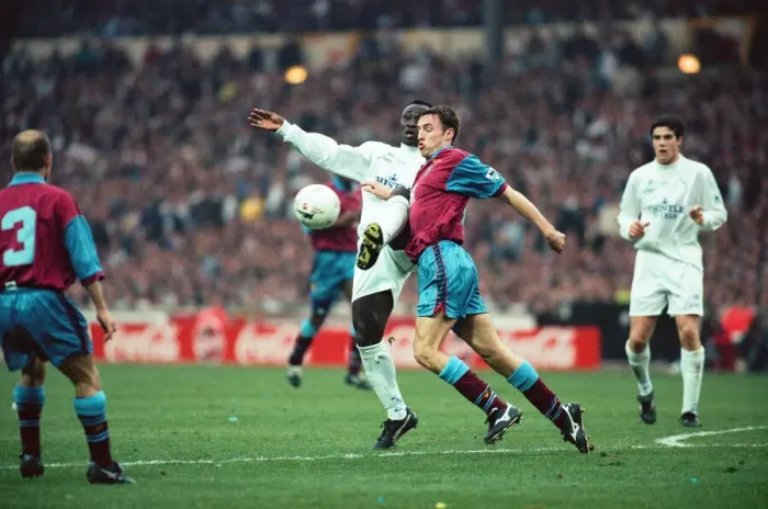 Framed Print : Coca Cola Cup Final Aston Villa 3 - 0 Leeds, held at Wembley. Gareth Southgate in action Framed Print : Coca Cola Cup Final Aston Villa 3 - 0 Leeds, held at Wembley. Gareth Southgate in action
