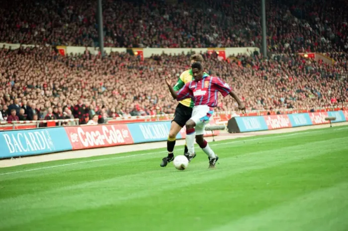 Framed Print : Coca Cola Cup Final. Aston Villa 3 v Manchester United 1. 27th March 1994 Framed Print : Coca Cola Cup Final. Aston Villa 3 v Manchester United 1. 27th March 1994