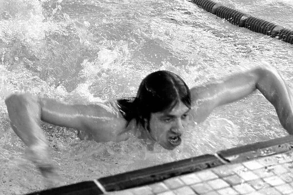 Coca-Cola International Swimming Championships. Brian Brinkley during the butterfly race