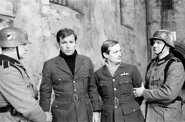Colditz, Photo-call for new BBC television series, actors pose for the cameras on first