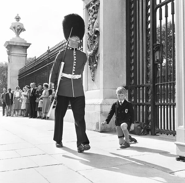 The Coldstream guards seen here mounting the guard at Buckingham Palace with the new