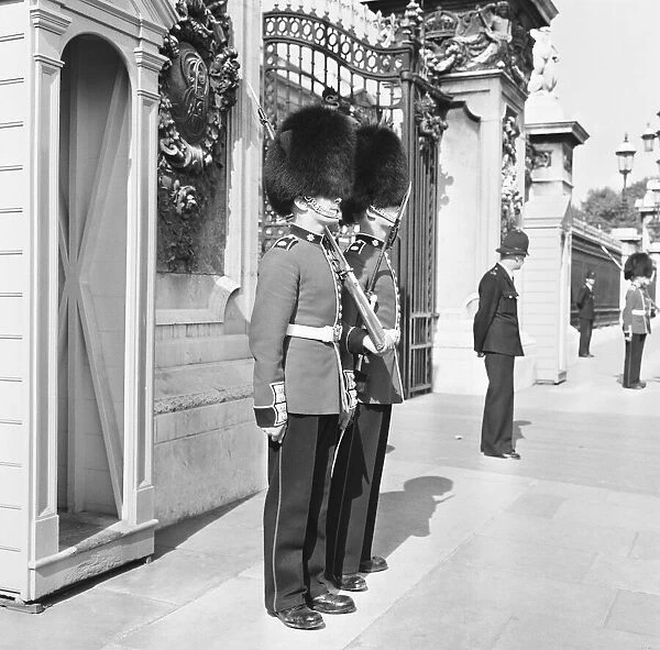 The Coldstream guards seen here mounting the guard at Buckingham Palace